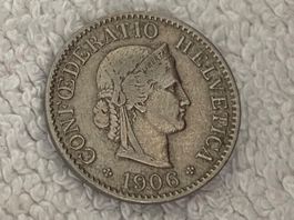 5 centimes/rappen 1906