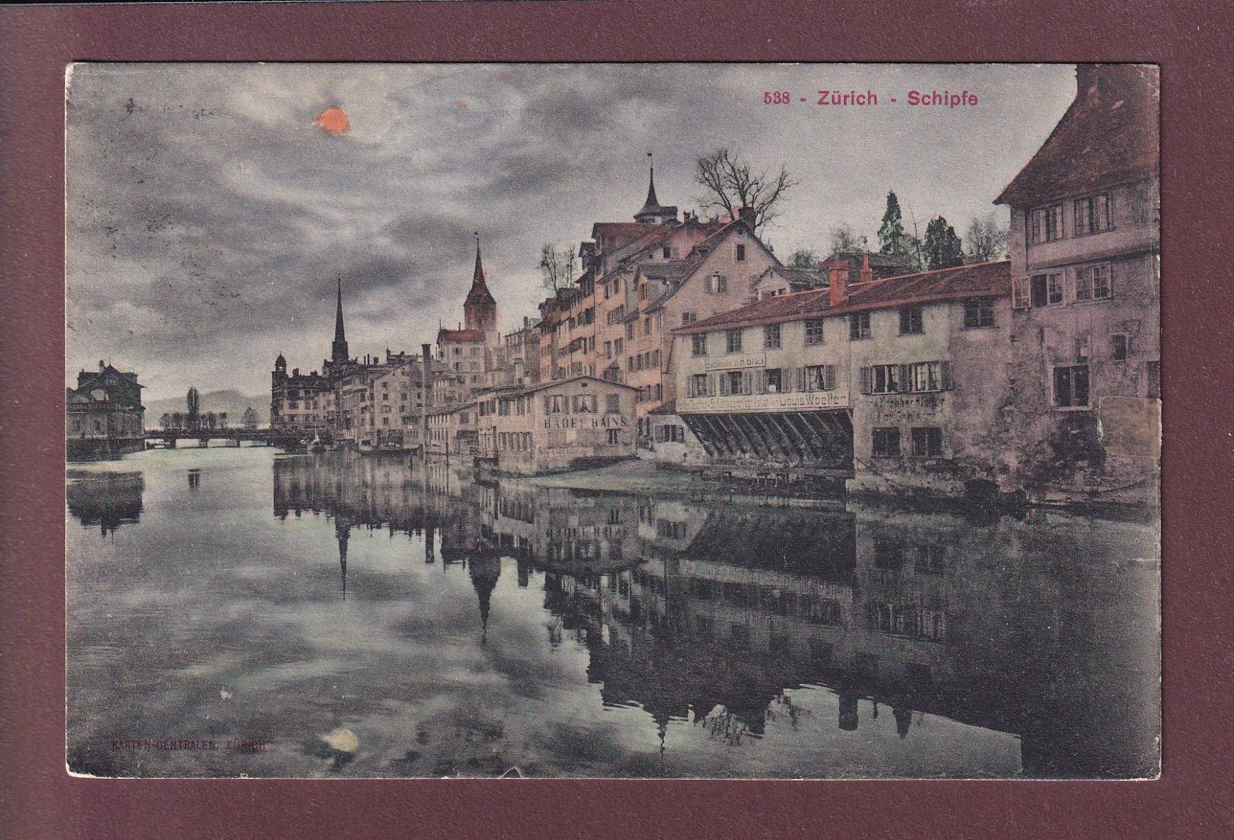 Cartes postales: ZÜRICH - Schipfe - 1908 – D'occasion à Pully par nicecards