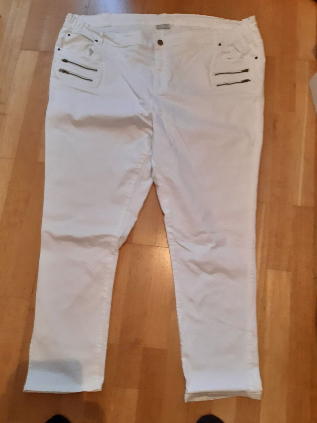 Jeans: Damen Hose Gr 56 weiss – Nuovo (secondo la descrizione) da Landquart venduto da Snug01