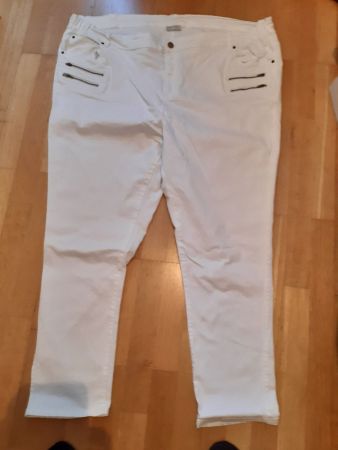 Damen Hose Gr 56 weiss