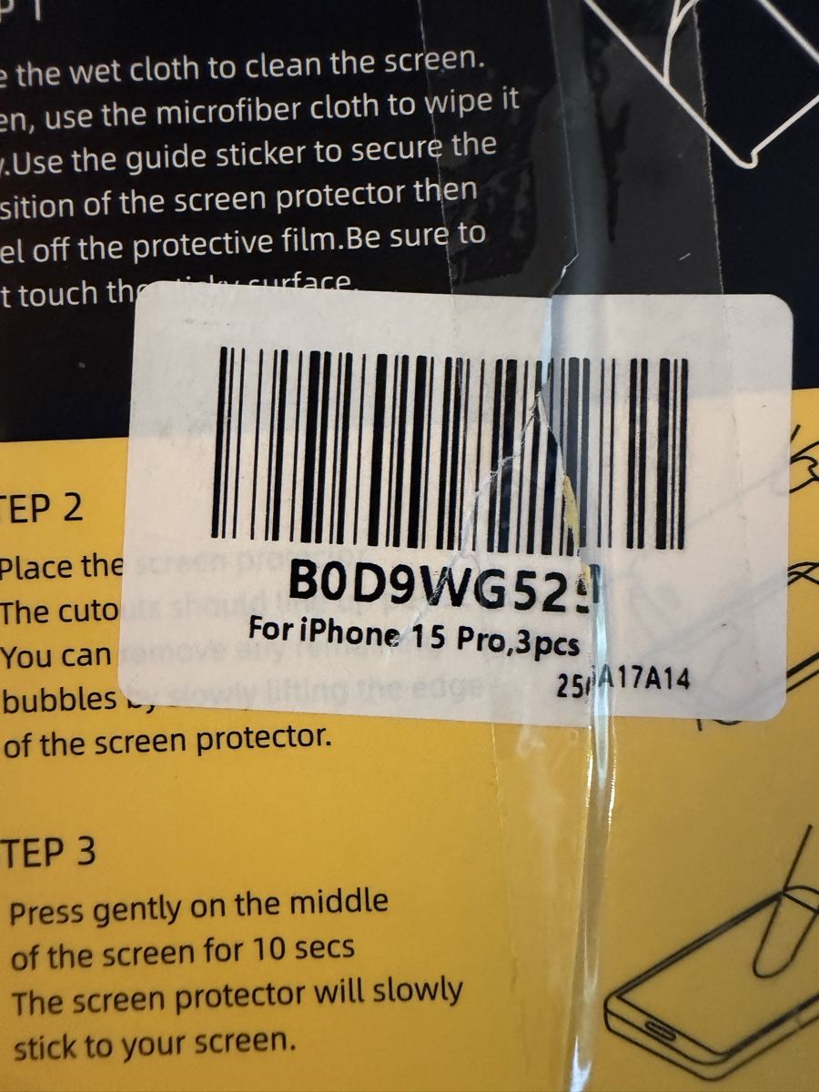 Apple Handys / Smartphones: Iphone 15 pro Panzerglas – Neu (gemäss Beschreibung) aus Buch am Irchel von Lyah 2