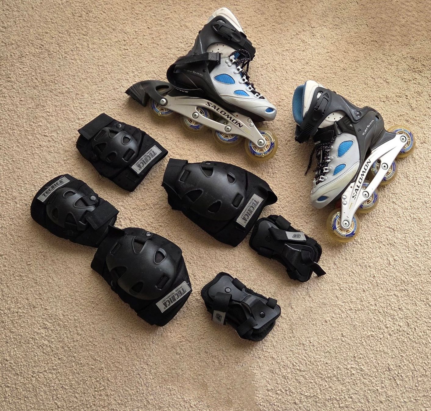 Salomon Inline-Skating & Rollschuhe: Inline Skates Women's Gr. 38 mit Schoner – Gebraucht aus Dübendorf von Wombatz 1