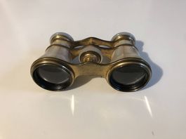 antikes Opernglas Messing/Perlmutt