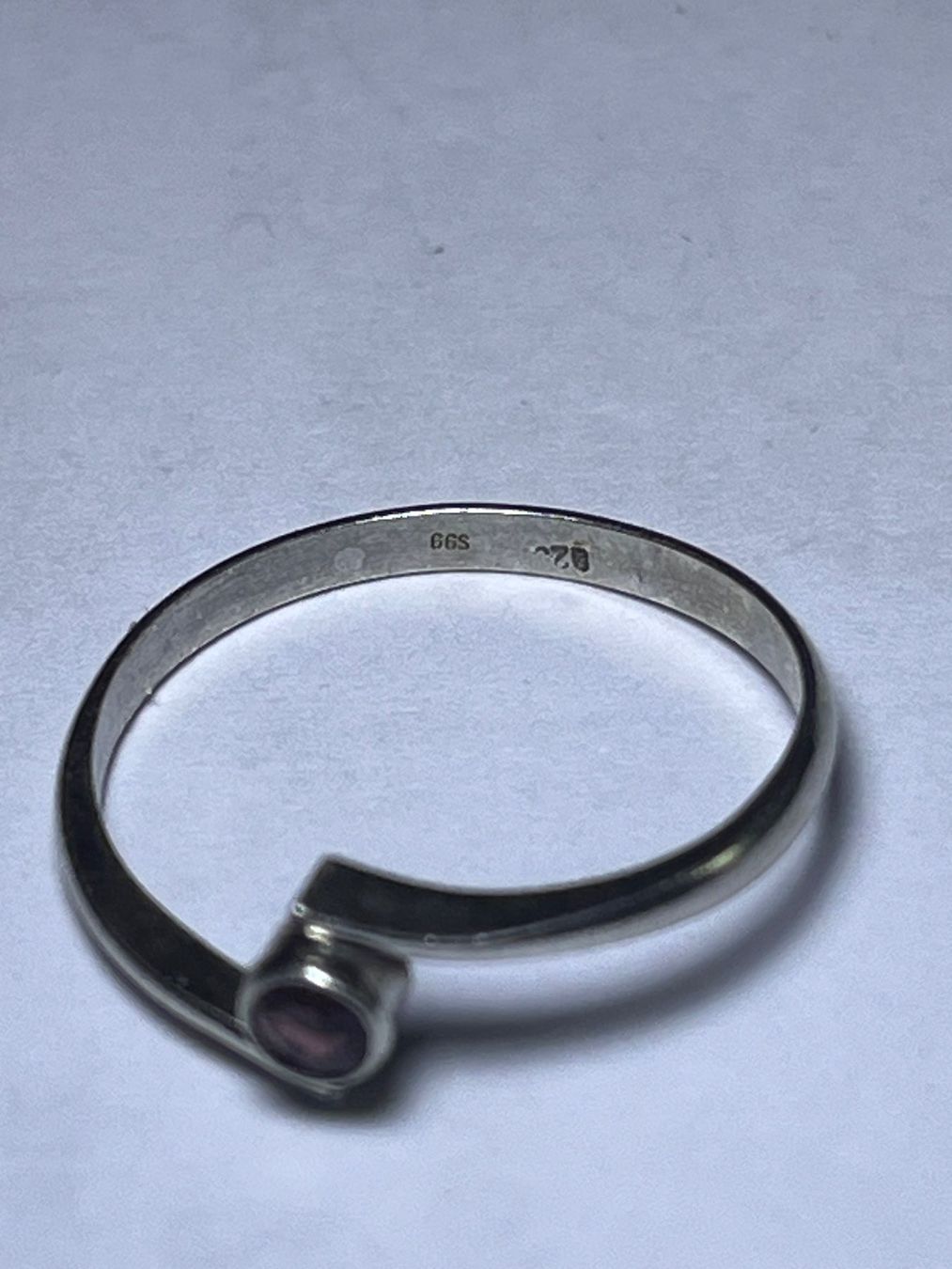 Anelli: Silberring 925 mit rotem Stein, Vintage-Look – Usato da Bremgarten b. Bern venduto da barny2 1