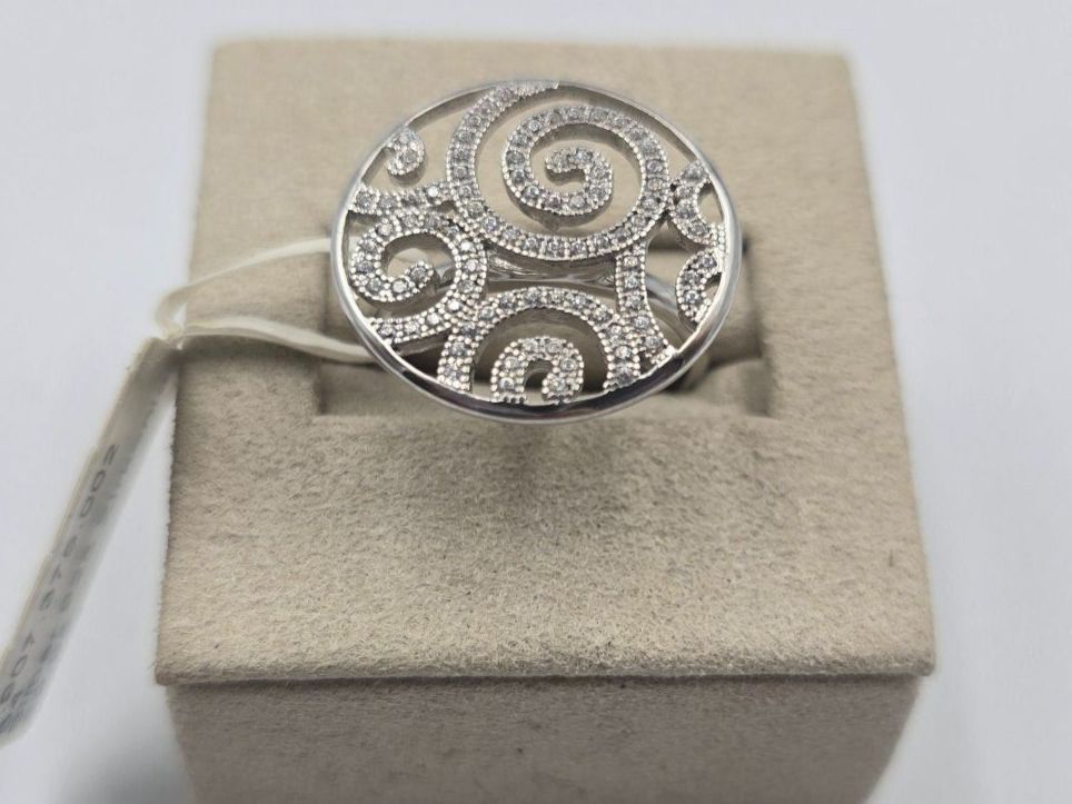 Anelli: Ring Silber 925 Zirkonia Gr. 54 – Nuovo e nell'imballaggio originale da Zug venduto da gold.schmuck 1