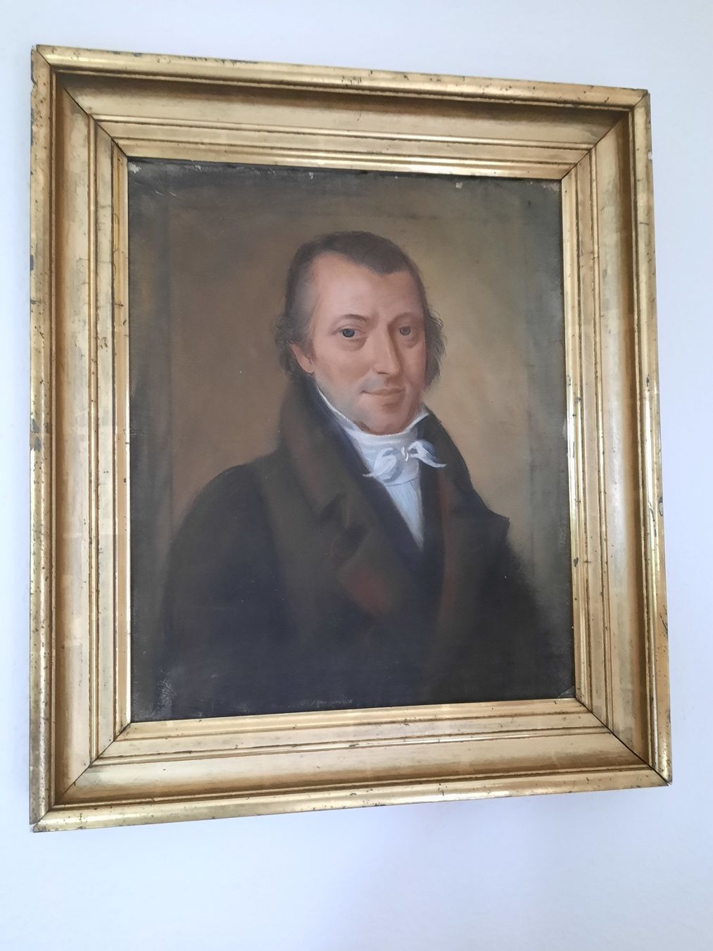 Dipinti: Gemälde Portrait antik um 1830 – Usato da Allschwil venduto da wini-james 1
