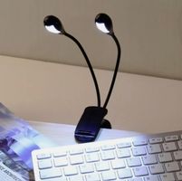 Nachtlicht Doppel LED Lese Nachttischlampe Büroleuchte Klemm