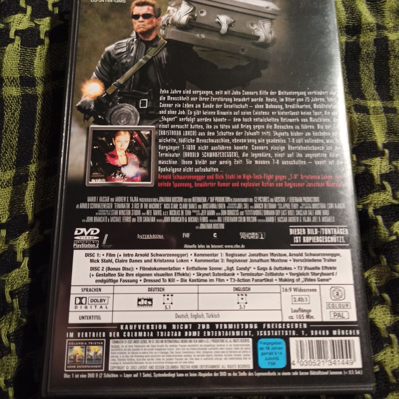 Tutti i DVDs: Terminator 3 - (2 DVDs) – Usato da Dübendorf venduto da kb86_MOVIE 1