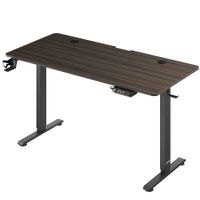Höhenverstellbarer Bürotisch Braun