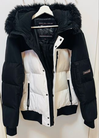 Piumino Kings Will Dream SANDERS uomo nero/bianco XXL 