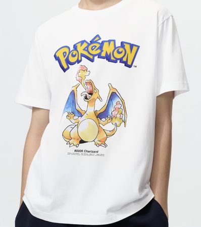 Pokemon x Uniqlo 30th Anniversary Charizard T-Shirt
