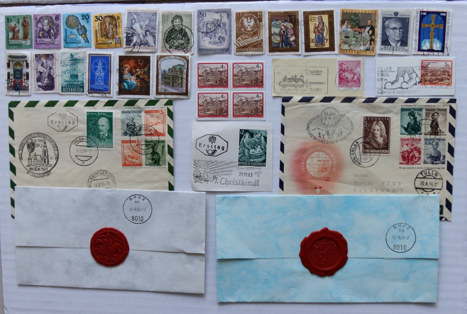 Tutti i francobolli: Briefmarken Österreich – Usato da Oberentfelden venduto da lakipul 3
