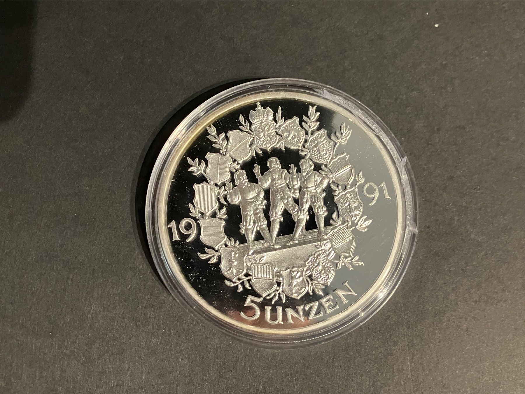 Medaglie: 5 Uzen Silber 700 Jahr Schweiz. Eidgenossenschaft – Usato da Baar venduto da Ramona10 1