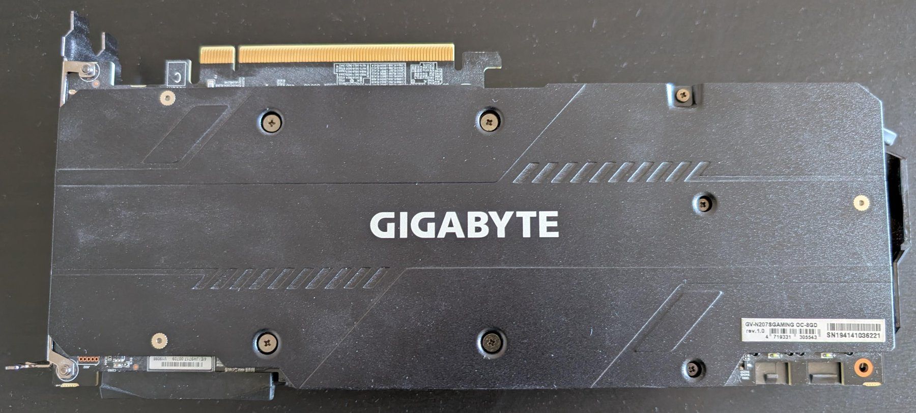 Nvidia Grafikkarten: Gigabyte GeForce RTX 2070 Super Gaming OC 8G – Gebraucht aus Worblaufen von adrianer 2