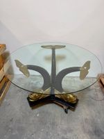 Grosser Koi Salontisch Messing, 1960er Frankreich Art Déco