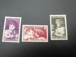 Saar  1953  Mi. Nr. 344-46  *  mit Erstfalz (4879)