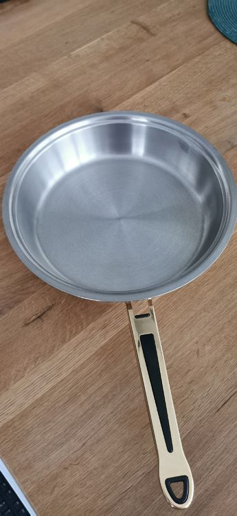 LACOR 50636W Servier- & Bratpfanne 36 Cm – Edelstahl, Für Alle Herdarten