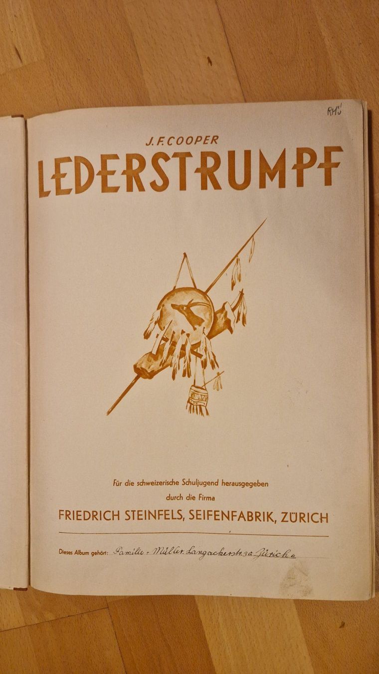 Album: J.F. Cooper Lederstrumpf Buch – Usato da Luzern venduto da kellmo 4