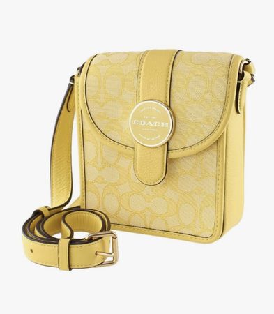 Elegante Coach Handtasche in Gelb - Top Zustand! Sommerlich