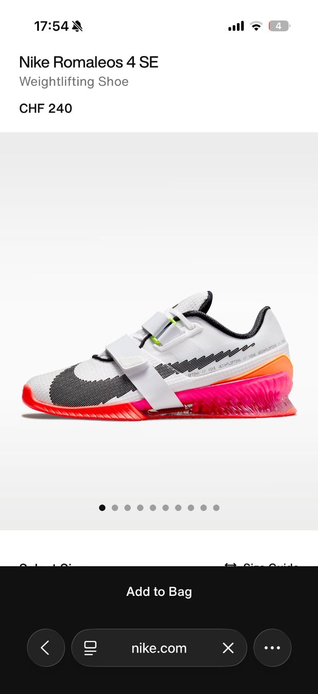 Nike Scarpe da uomo: Nike romaleos 4 weightlifting shoes – Nuovo (secondo la descrizione) da Zug venduto da kse_z7tb 2
