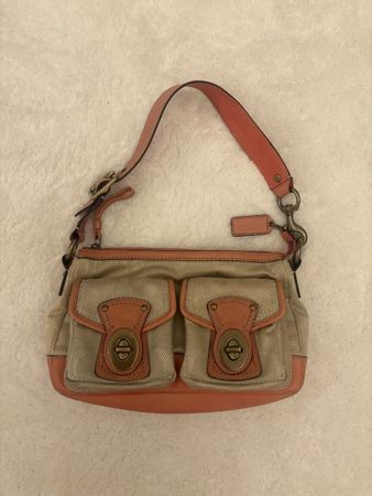vintage Coach Legacy Schultertasche