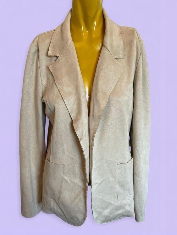 Giacche: Blazer beige aspect daim - taille S/M – Usato da Troinex venduto da Irisglo