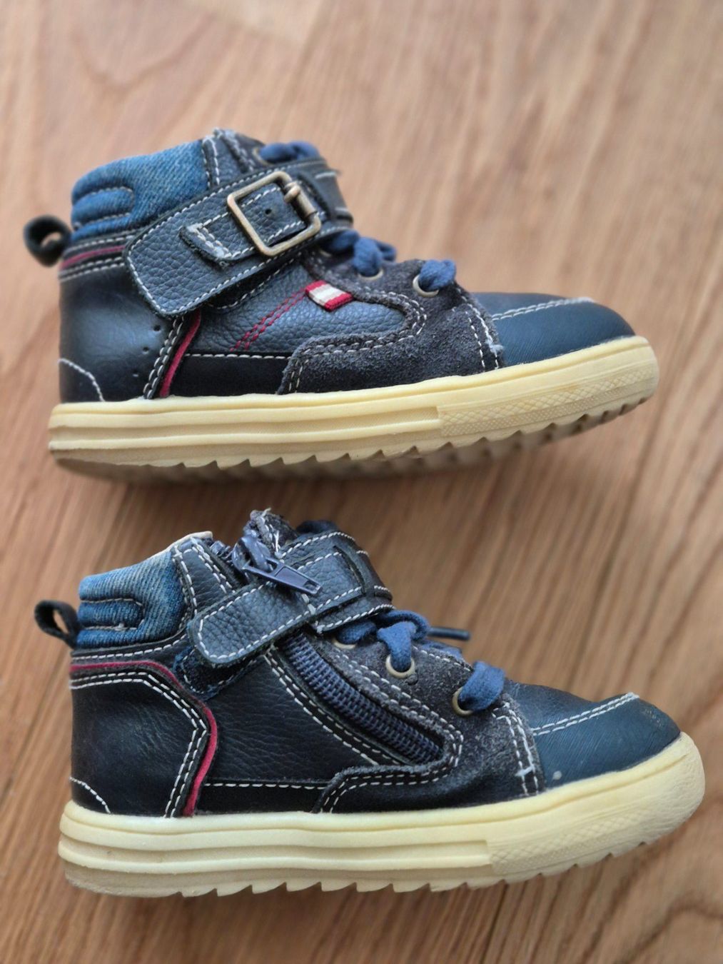 Vertbaudet Scarpe da uomo: Bottines Vertbaudet P. 25 bleues unisexe – Usato da Satigny venduto da Helene2014 5
