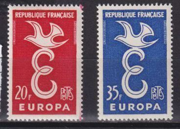 Alle Briefmarken: Frankreich, Mi 1210-1211** – Neu und originalverpackt aus Langenthal von 1195