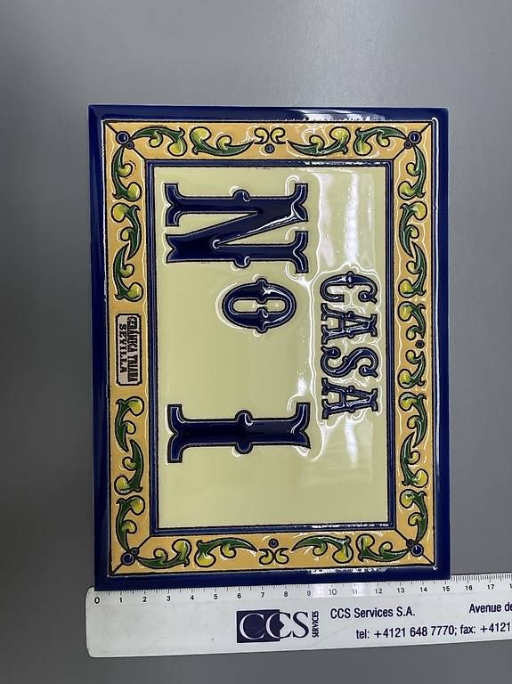 Alle Dekorationen: Piastrella decorativa  – Neu und originalverpackt aus Cagiallo von Misschiacci- 1