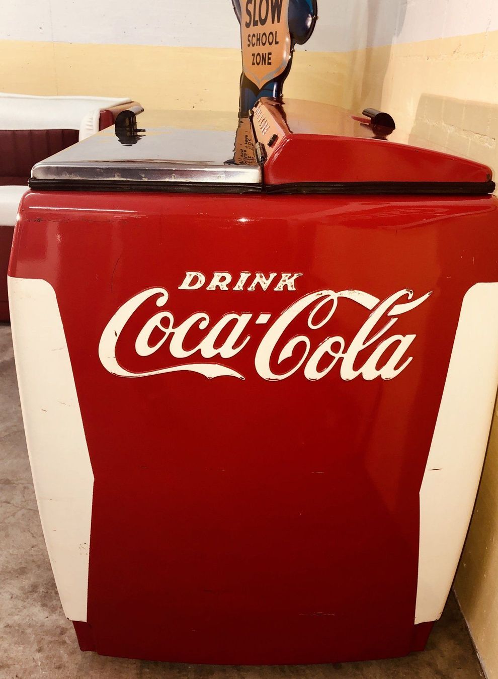 Coca-Cola Frigoriferi & Refrigeratori: Coca Cola Kühltruhe USA 1950 – Difettoso da Muttenz venduto da topi68 3