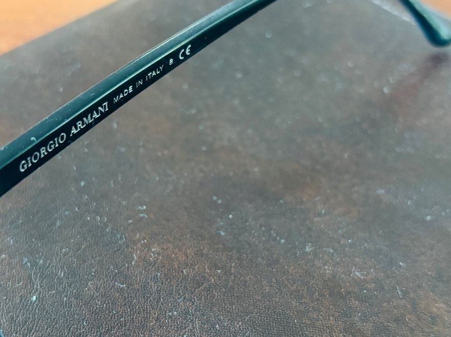 Armani Brillen & Gläser: Original Giorgio Armani Frames Schwarz – Gebraucht aus Lengnau BE von 4ConsultingSolutions 5