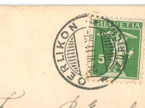 Ansichtskarten: Oerlikon 1911 – Gebraucht aus Dallenwil von montem63 1
