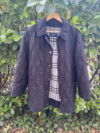 Veste noire Burberry - mi-saison - taille M
