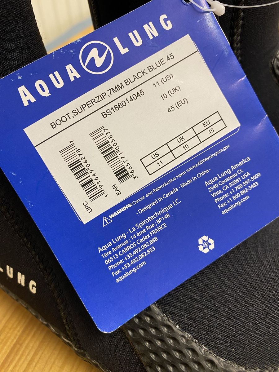Tauchanzüge: Füsslinge 7mm neu Gr. 45 – Neu und originalverpackt aus Pfäffikon ZH von Deko-Stopp 3