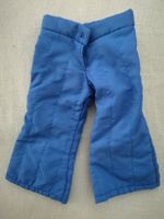 Blaue Ski-Hose für Puppe