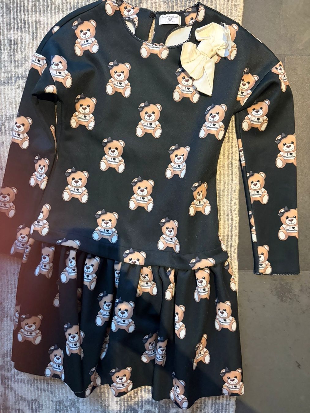 Monnalisa Vestiti & Gonne: Kleid Monnalisa mit Bärchen GR 140 – Usato da Zumikon venduto da Stefan3535