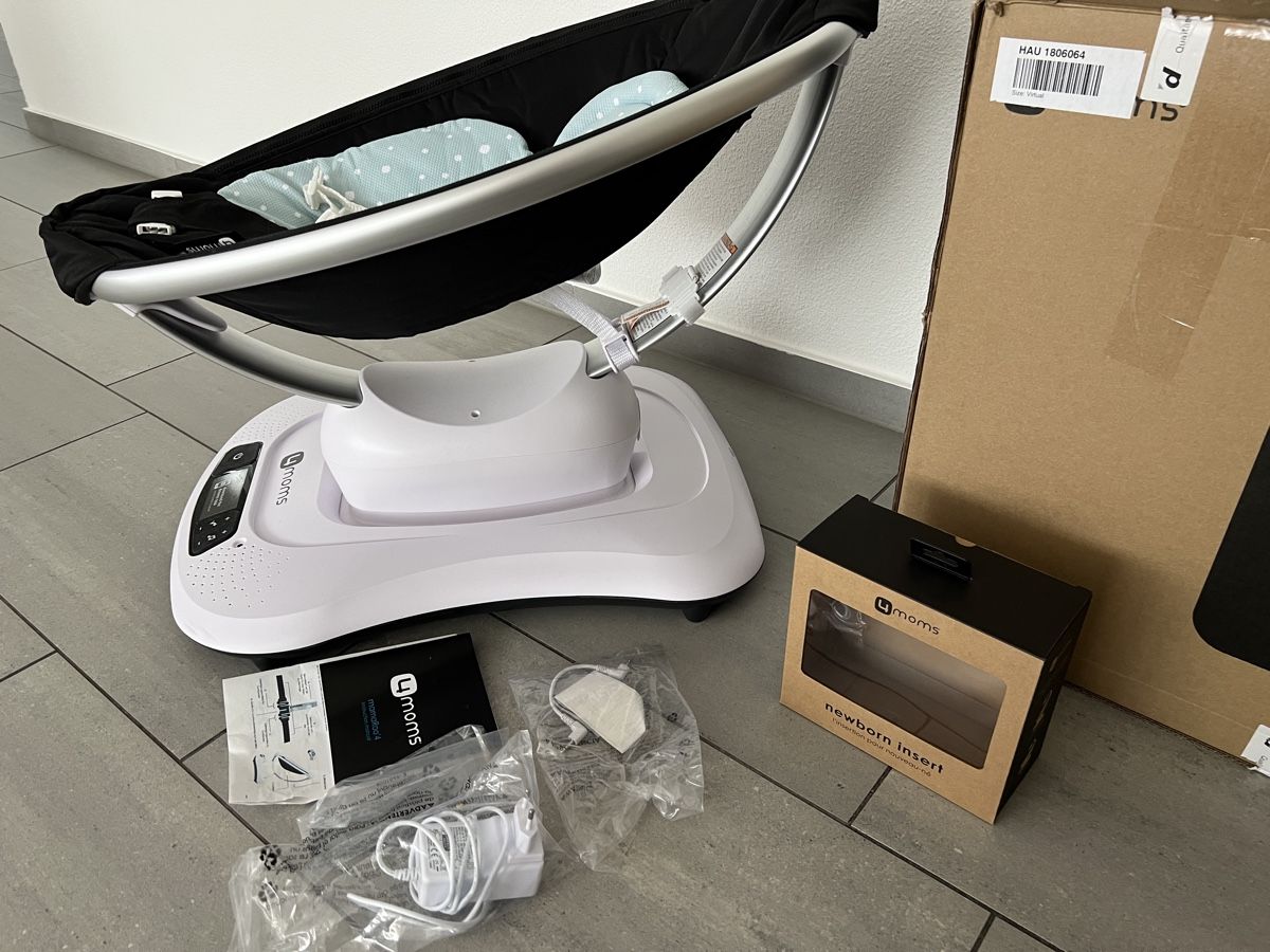 4moms Sdraiette & Sdraiette a dondolo: 4 moms | mamaRoo•4 | BLACK CLASSIC – Usato da Niederrohrdorf venduto da fero90 3