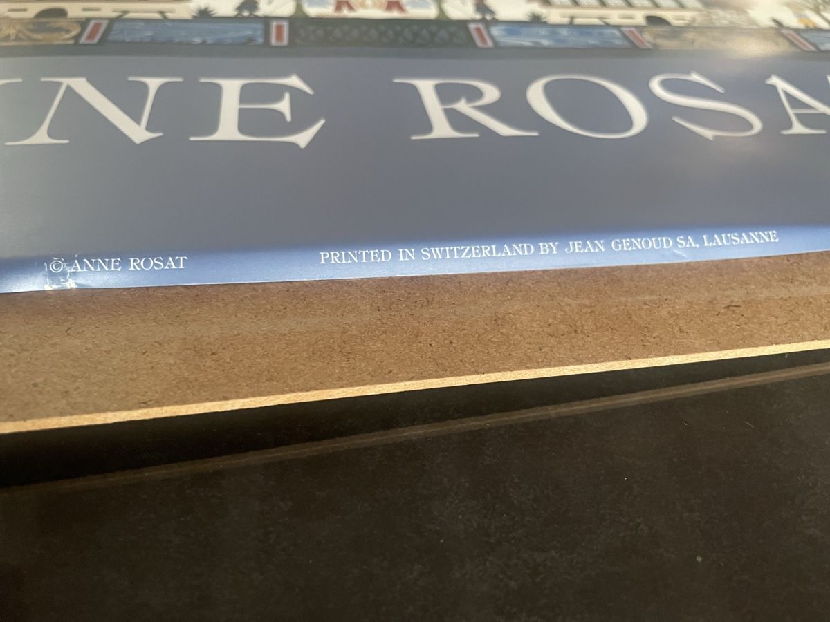 Foto & Immagini: Affiche Ancienne Anne Rosat Découpage Ciseaux – Usato da Vallamand venduto da Bricbracbroc82 5