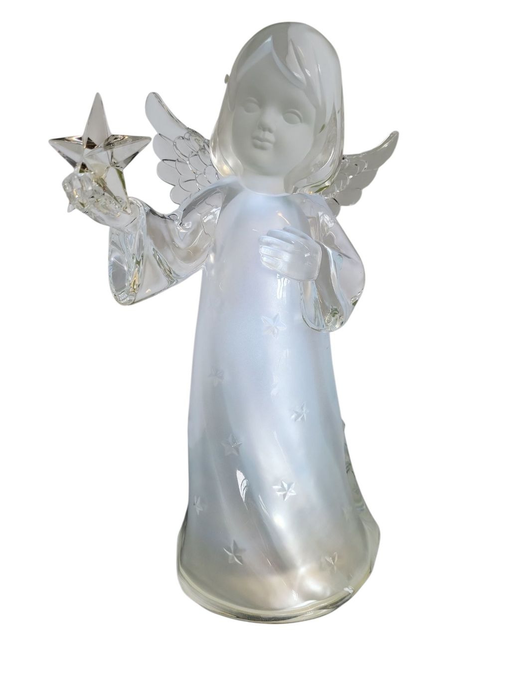 Figuren: LED-Engel, stehend mit Stern mit LSD Beleuchtung, H. ca.28cm – Neu und originalverpackt aus Kaltbrunn von bue_xtg5 1