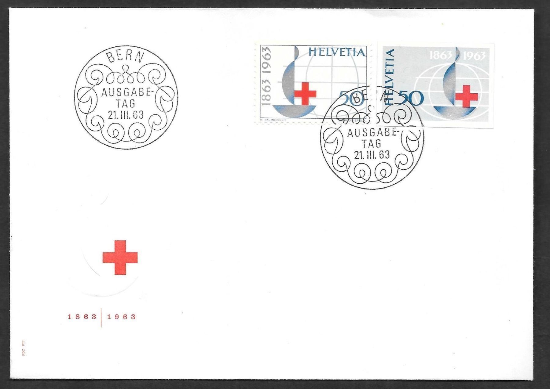 Tutti i francobolli: FDC W39 Einzelwert + Nr. 399 ET Bern 21.3.1963 – Nuovo (secondo la descrizione) da Olten venduto da clotaldi