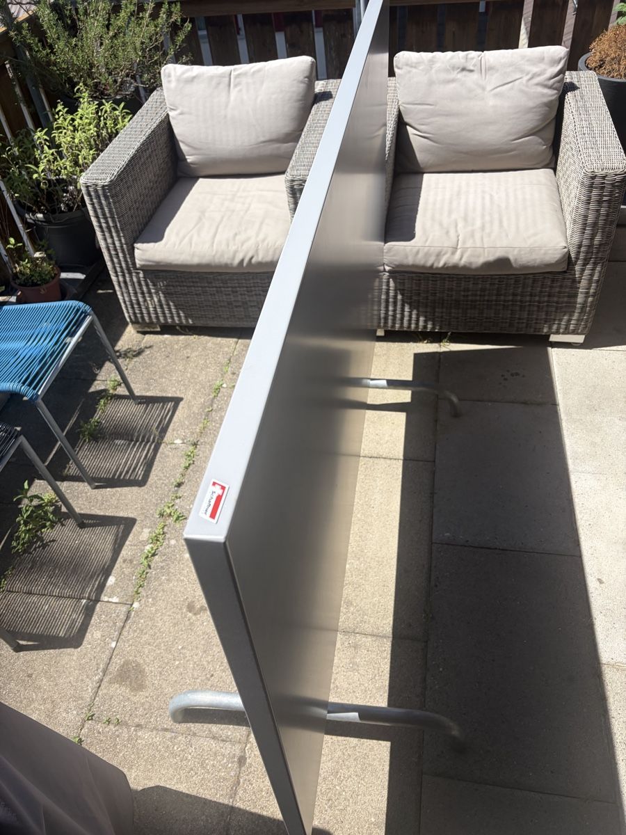 Tavoli: Schaffner Gartentisch Esstisch Blechtisch Tisch – Usato da Freienstein venduto da Zippi007 4