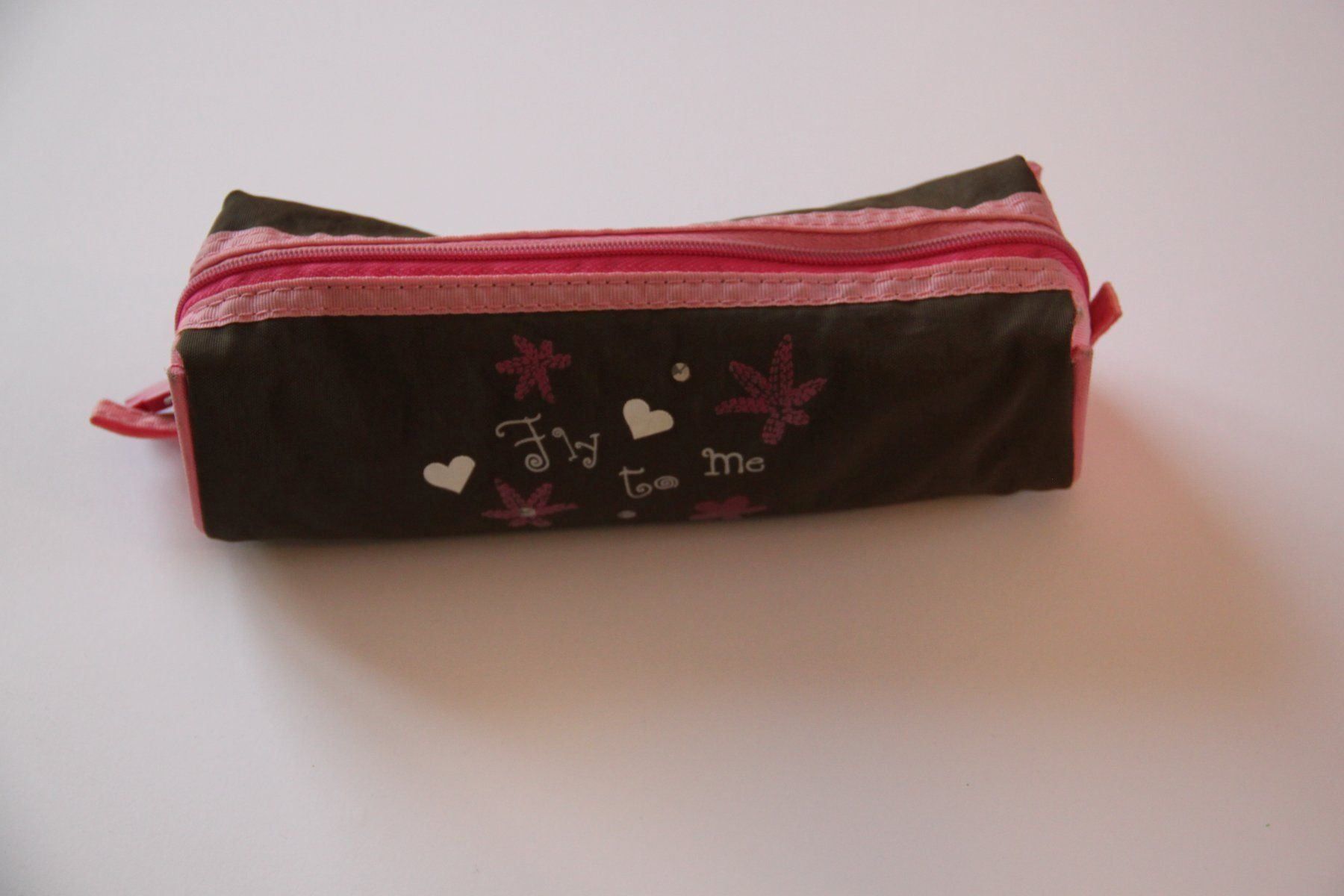 Schüler-Etuis: Neues Schlampermäppchen von Schneiders Braun/Rosa – Gebraucht aus Walterswil SO von mel_5b2h 3