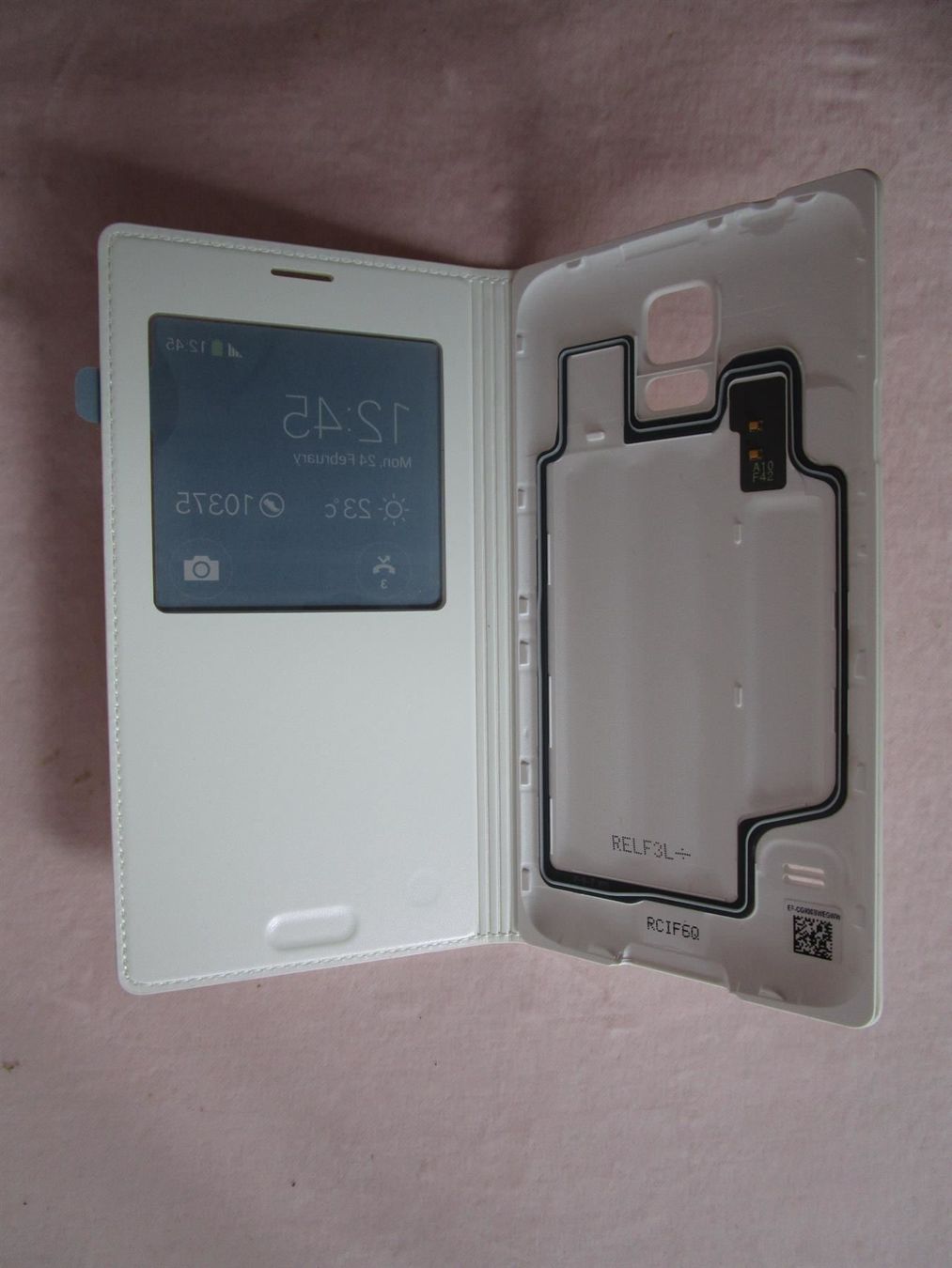 Samsung Cover & Protezioni schermo: Original Samsung Flip Cover S5 S-View case weiss – Nuovo e nell'imballaggio originale da Eschenbach SG venduto da brocarte 5