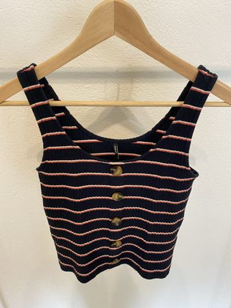 Sommer Top - Gestreift - Grösse S