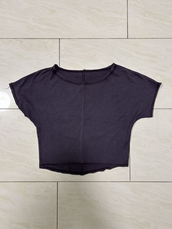 Bauchfreies Tshirt Violett von Temps Danse