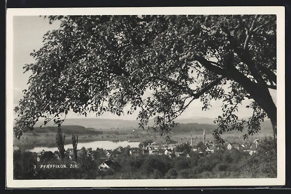 Cartes postales: AK Pfäffikon / ZH, Gesamtansicht – D'occasion à Berlin par bartko-reher