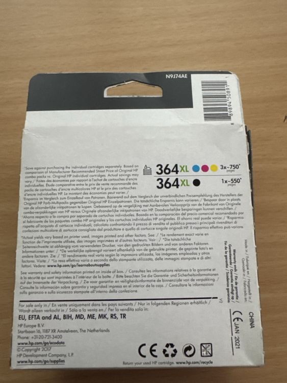 HP 364 XL Tintenpatronen Multipack, Original & Neu! (Neu und ...