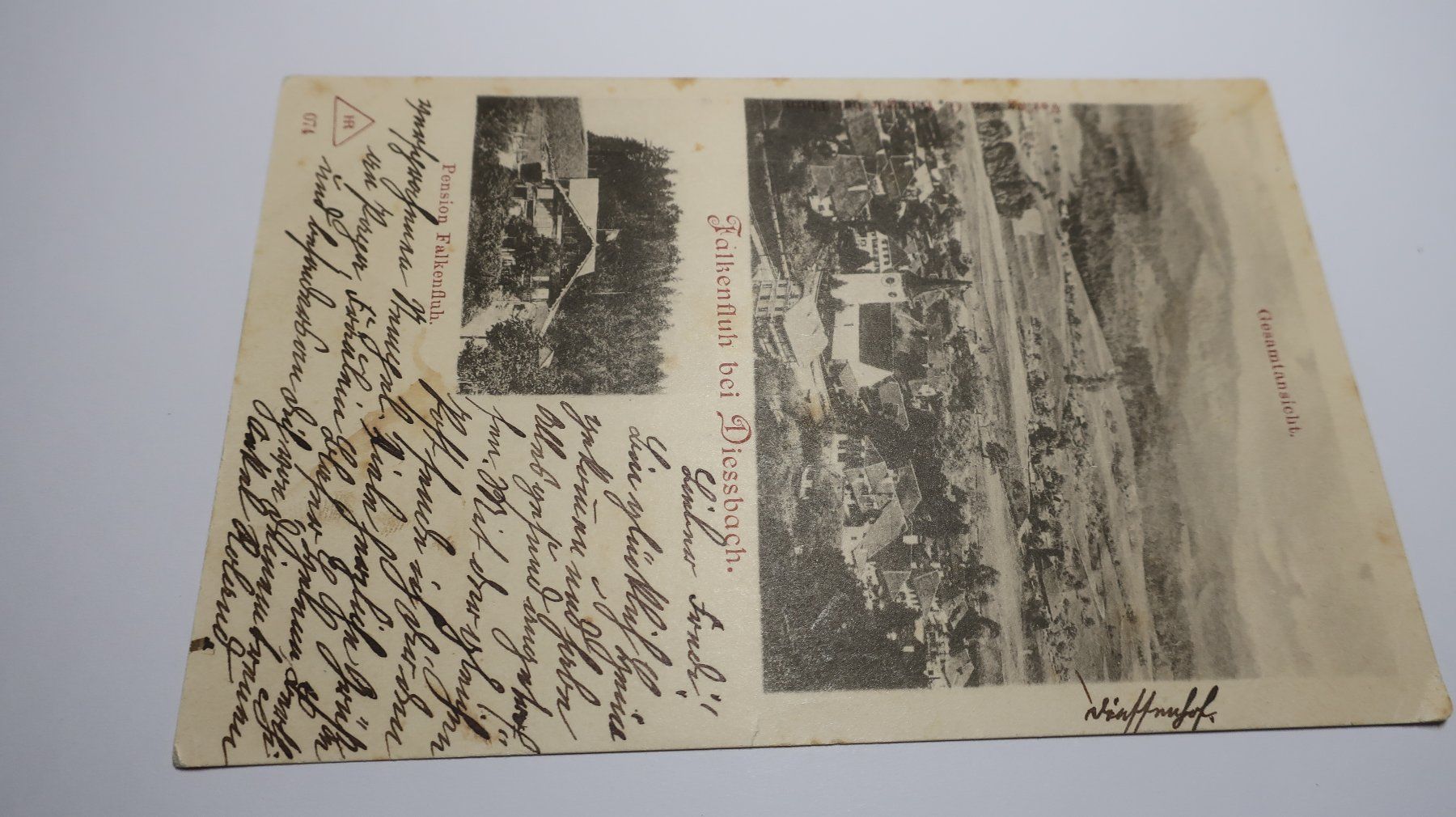Ansichtskarten: Falkenfluh bei Diessbach  1899 – Gebraucht aus Cormoret von Pascalll2001 1
