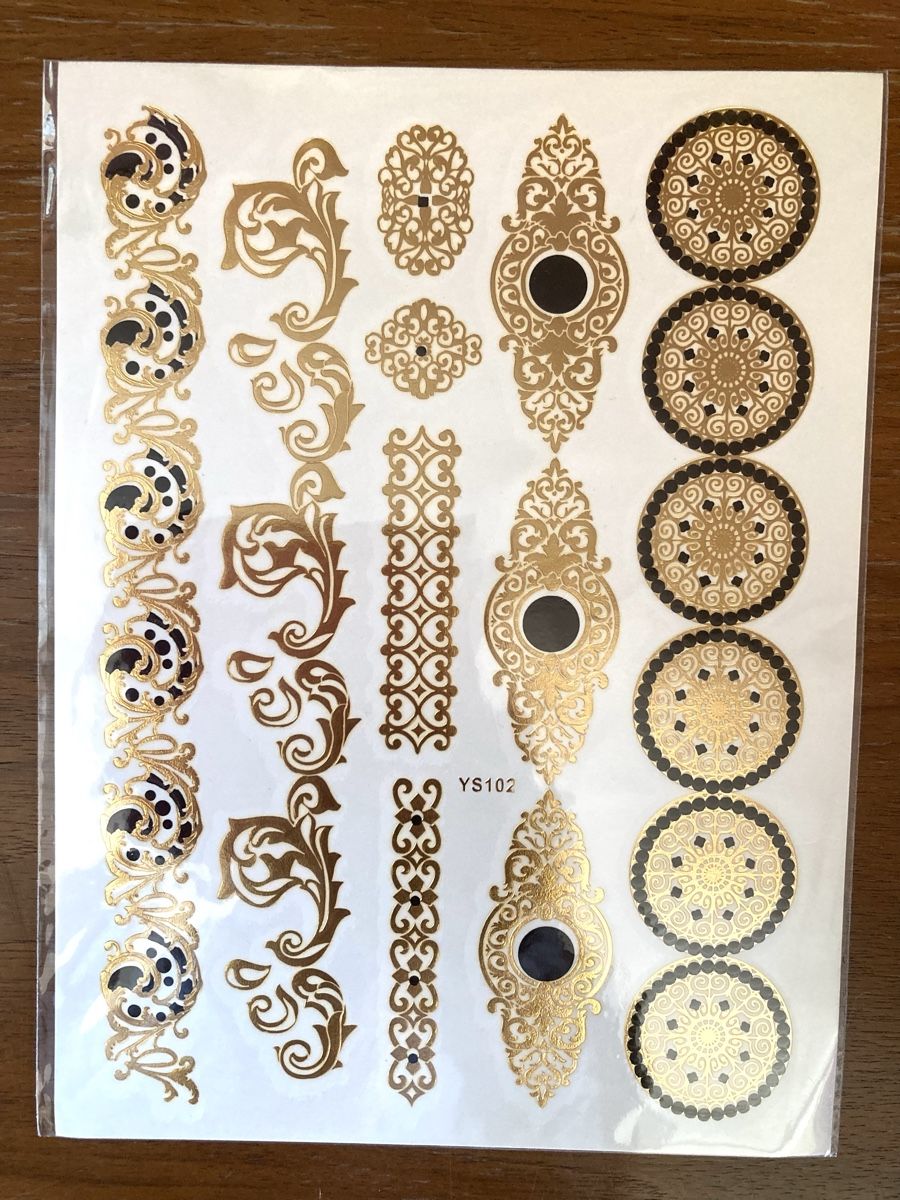 Sticker: autocollants de tatouage, 4 feuilles – Nuovo e nell'imballaggio originale da Ardon venduto da hel_2sxp 2
