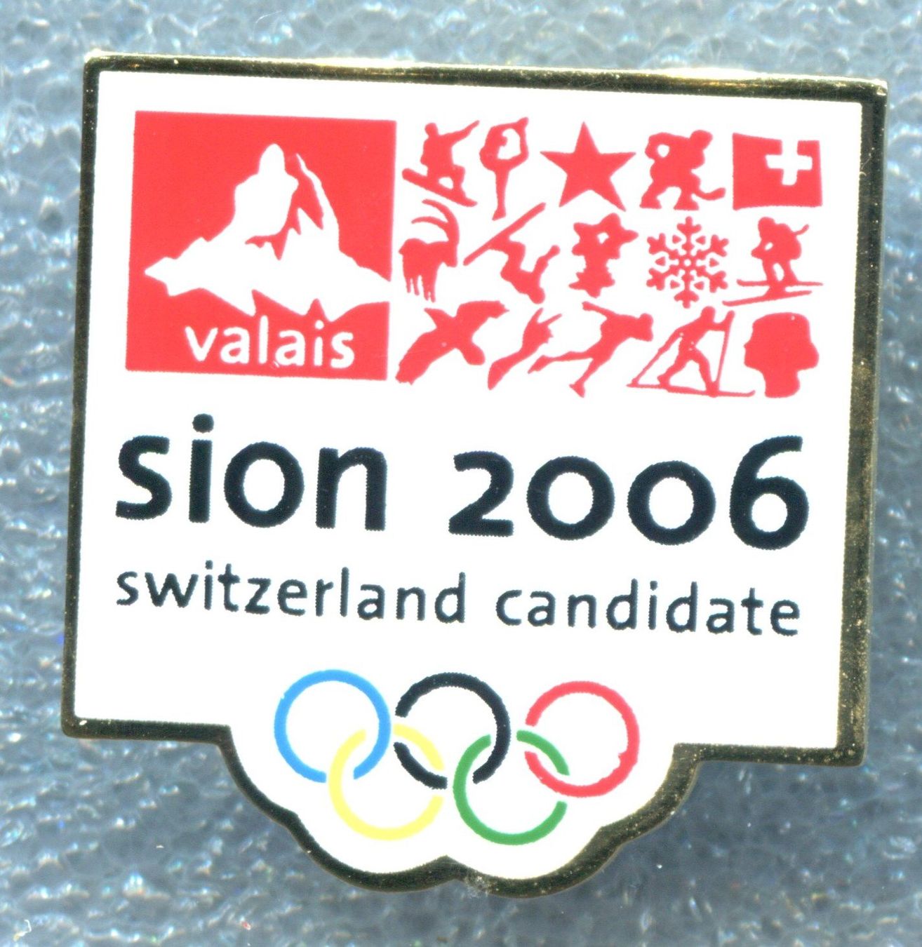 Plaketten & Abzeichen: SION 2006 Candidat – Gebraucht aus Winterthur von Sammleroase